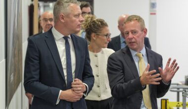 UK Minister for Armed Forces shown MBDA Bolton site by UK Head of Manufacturing ©MBDA