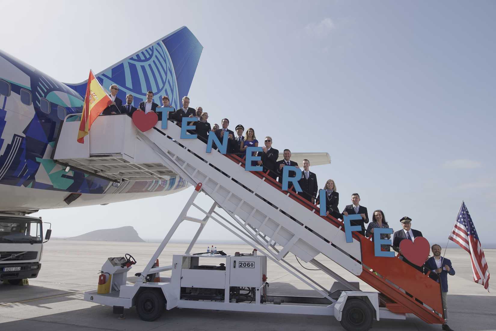 United Airlines Tenerife South launch