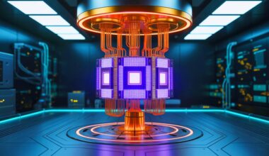 Illustration of Denmark's ambitious QuNorth project advancing quantum computing innovation.