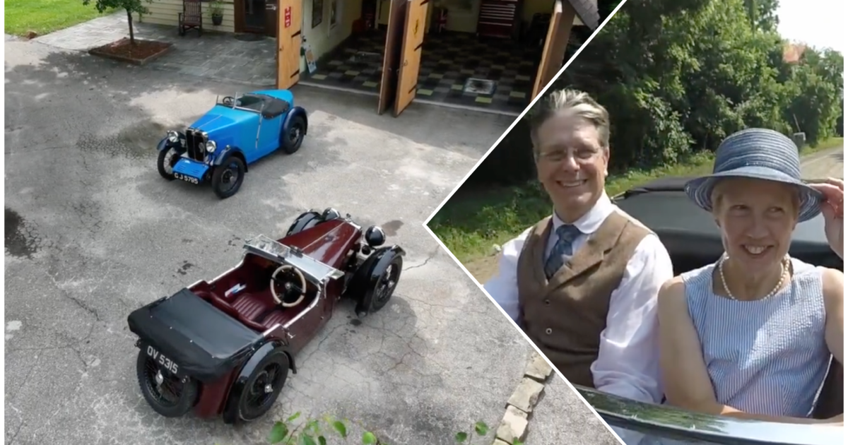 MI couple with affinity for history shows off rare MG D-type, M-type vehicles