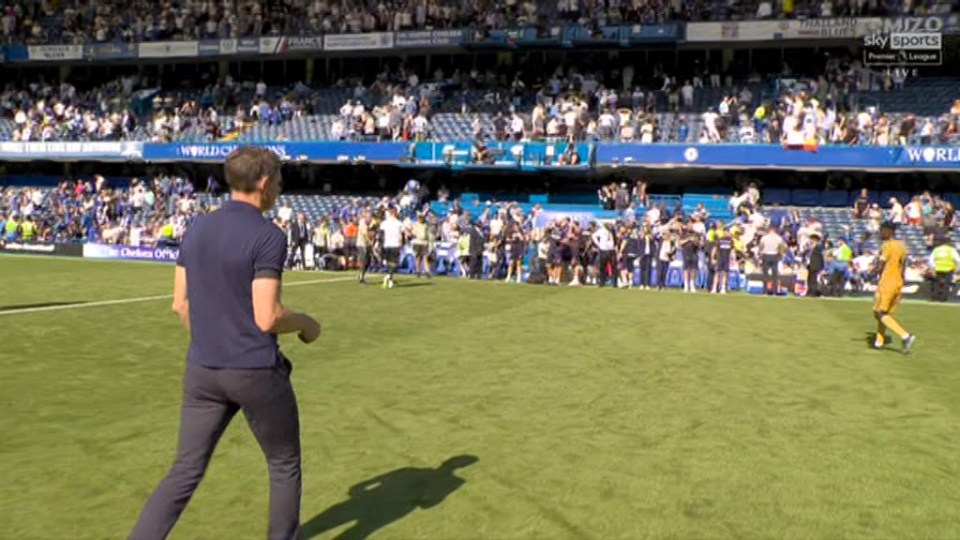 Glasner wanted to speak to Guehi on the pitch