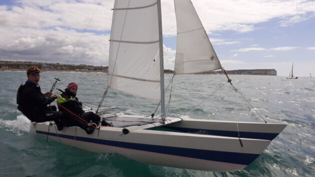 Jazz Turner multihull sailing. Credit: Jazz Turner