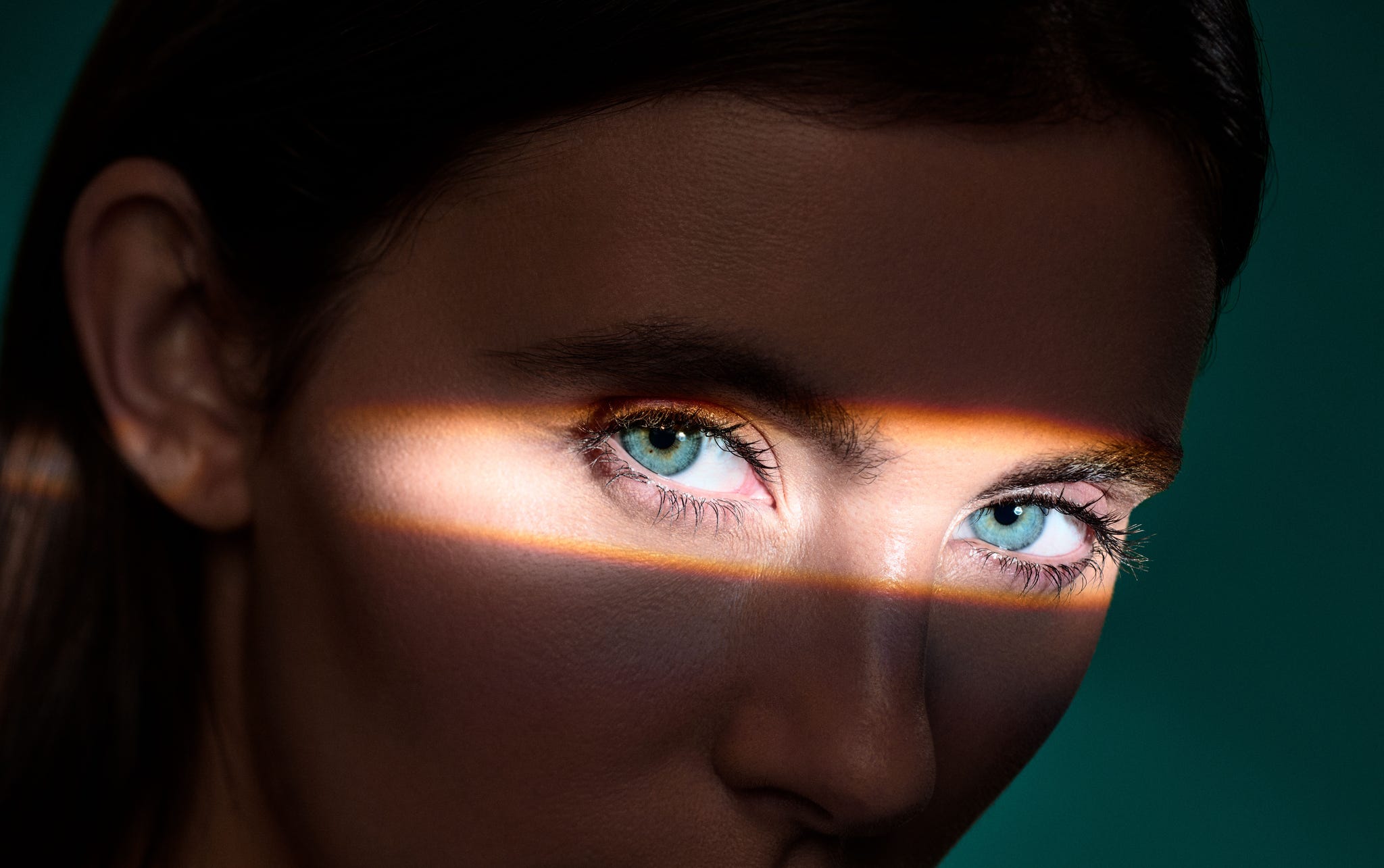 woman lasik eyes
