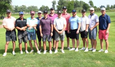 Horse race golf competition underway at Woodlawn