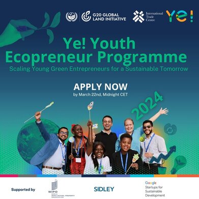The Ye! Youth Ecopreneurs Programme (YECO) 2025 for young Green Entrepreneurs ($100,000 prize & All-Expenses-Paid Trip to International Conference).