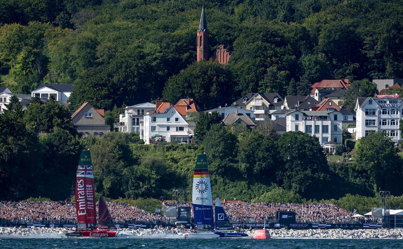 Australia lead fleet after record-setting opening day at Germany Sail Grand Prix in Sassnitz