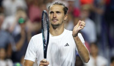 Alexander Zverev is the second active man to reach 75 tour-level semi-finals after Novak Djokovic (196).