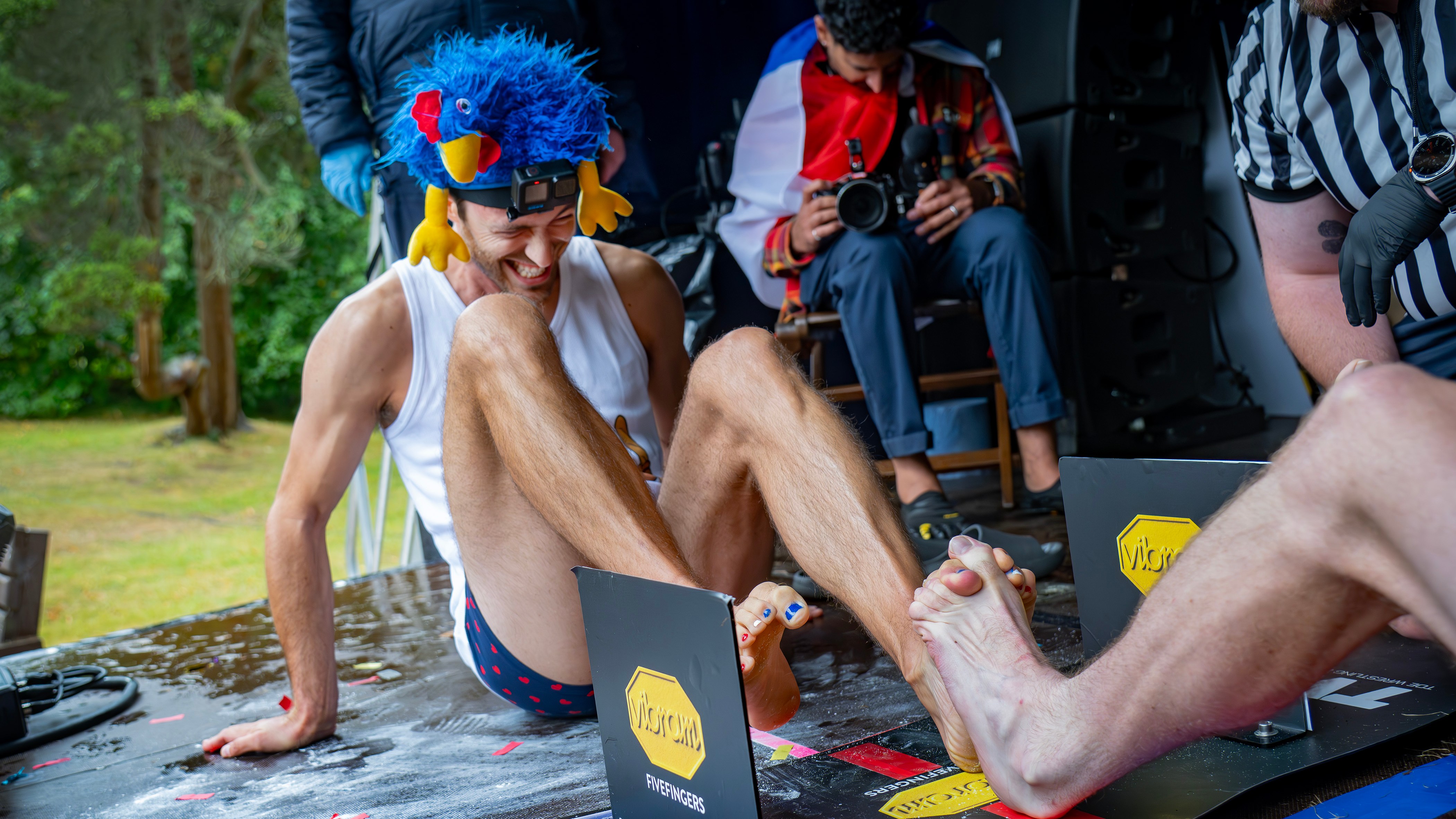 The Toe Wrestling Championships — and other news in pictures