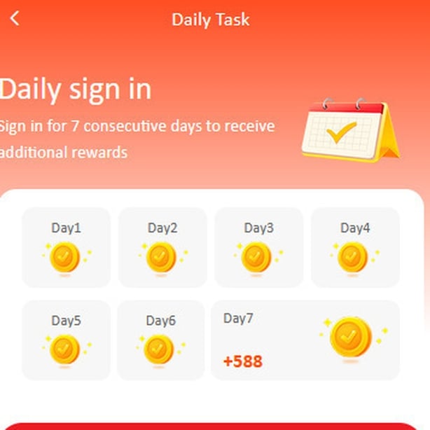 Daily reward bonuses
