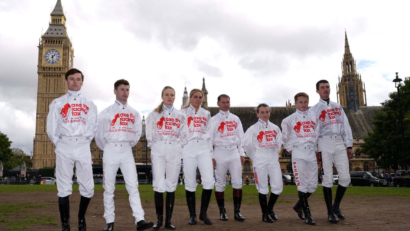 Jockeys protest against proposed UK betting tax hike