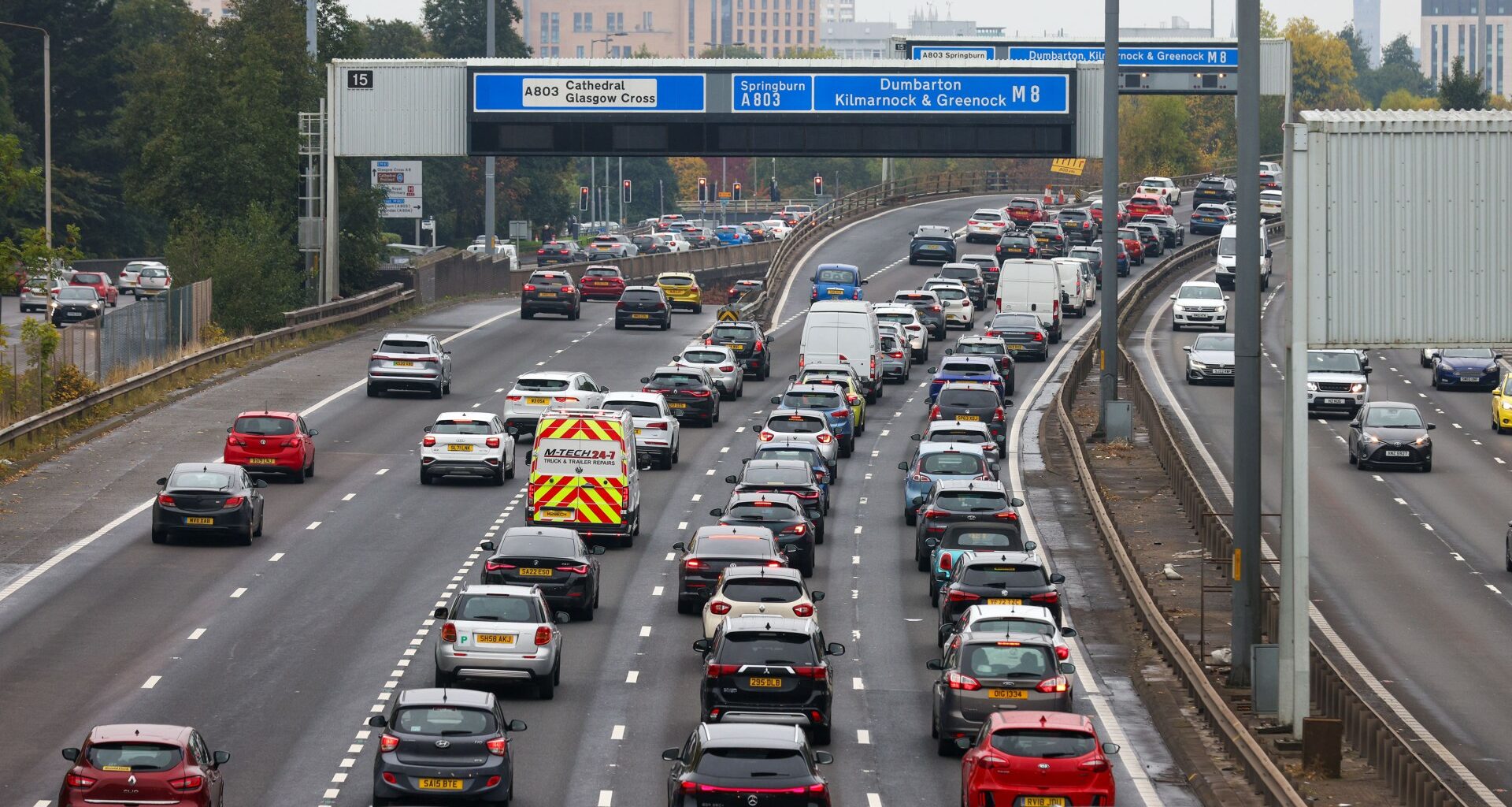 Travel chaos as nine months of roadworks to start on Scotland's busiest motorway TOMORROW