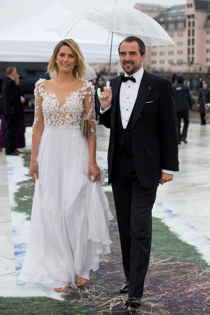  Prince Nikolaos and Princess Tatiana of Greece, attend a Gala Banquet hosted by The Government at The Opera House as part of the Celebrations of the 80th Birthdays of  King Harald and Queen Sonja of Norway. on May 10, 2017 