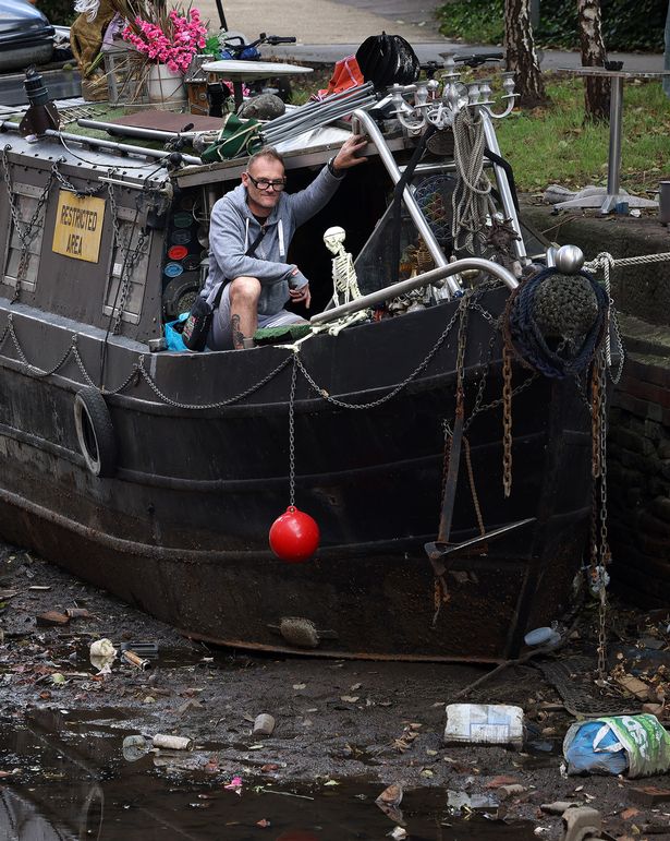 Dave on his boat