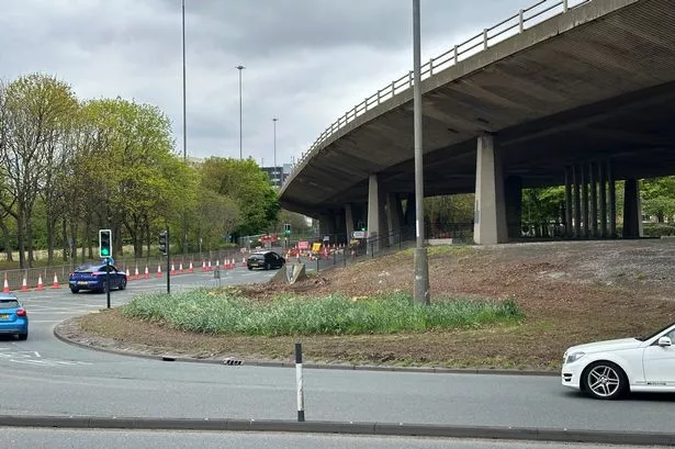 Sections of the Gateshead Flyover, including Park Lane Roundabout, will be closed over night next week 