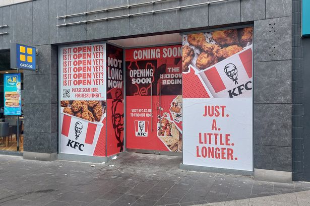 The upcoming KFC on Lord Street 