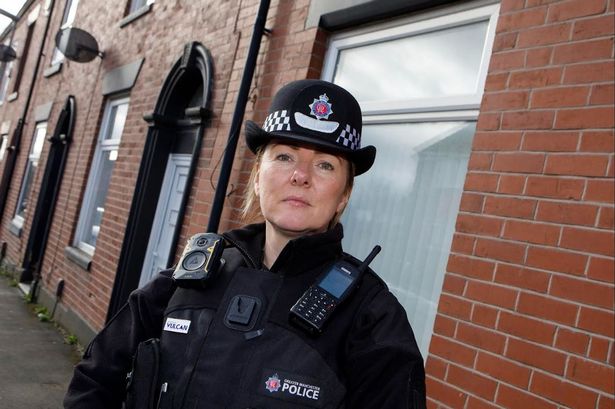 Det Supt Jen Kelly in Derker, Oldham.