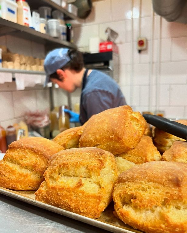 Cardinal Rule's sandwiches are made with ‘fluffy, buttery' American biscuits, which are more savoury and lighter than scones
