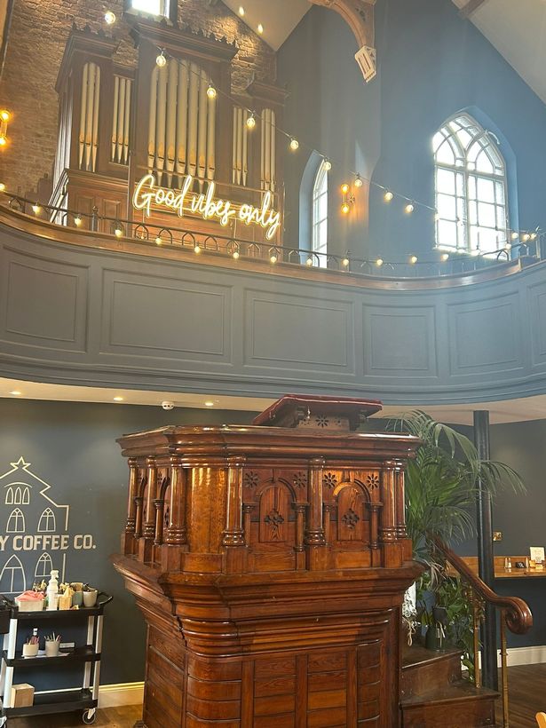 It's lovely to see that, despite changing its use to the community, the building has been able to stay true to its roots