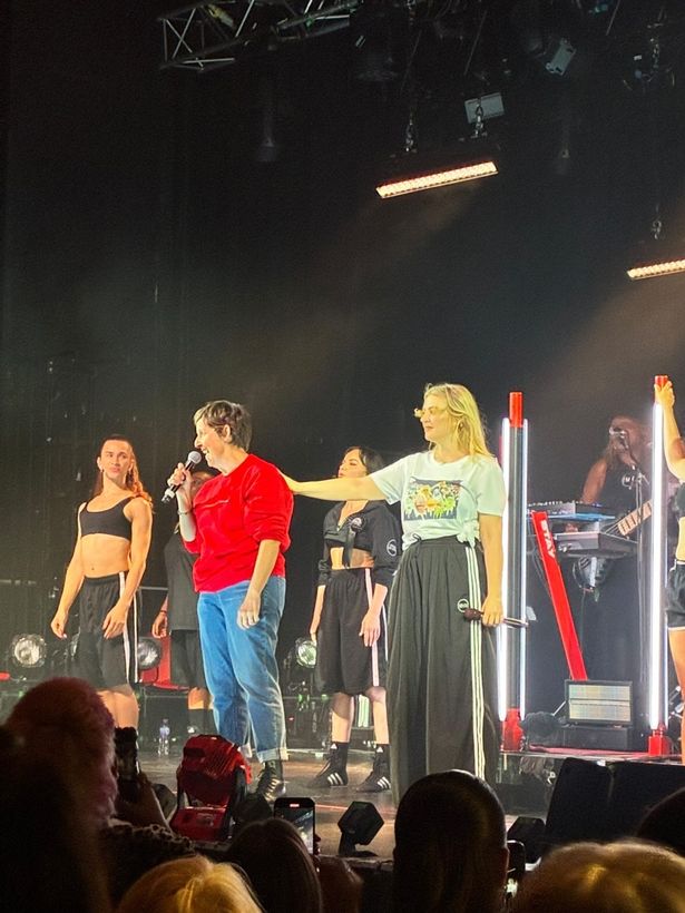 Julie Hesmondhalgh appeared on stage during Self Esteem's performance of If Not Now, It's Soon