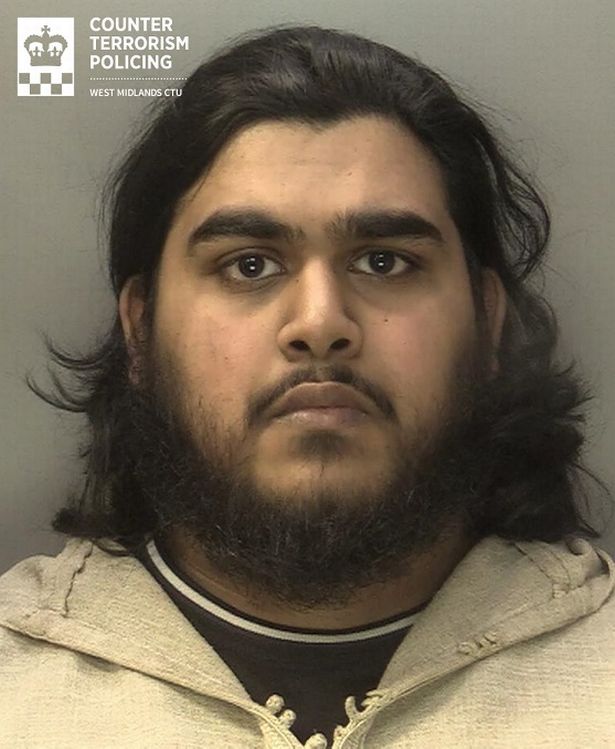 Police custody image of Adam Mahmood, aged 20, from Platt Brook Way, Sheldon