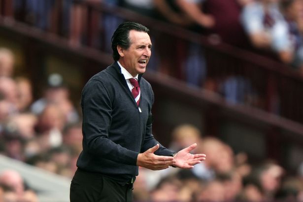 Aston Villa manager Unai Emery 