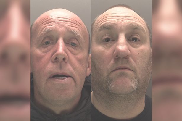 Joseph Toole, 55, (R) and Lawrence Hill, 52 (L)