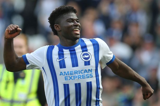 Manchester United have been linked with Brighton midfielder Carlos Baleba