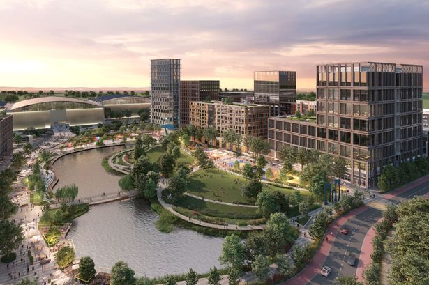 Brabazon Park with views of the lake and YTL Live entertainment complex