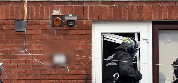 Police stormed addresses during the Tuesday morning raids
