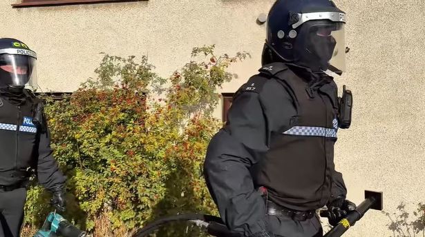 Cops raided properties as part of the brothel crackdown in the capital