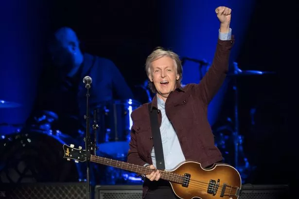 Paul McCartney performs at the Freshen Up world premiere show, Monday, Sept. 17, 2018 in Quebec City