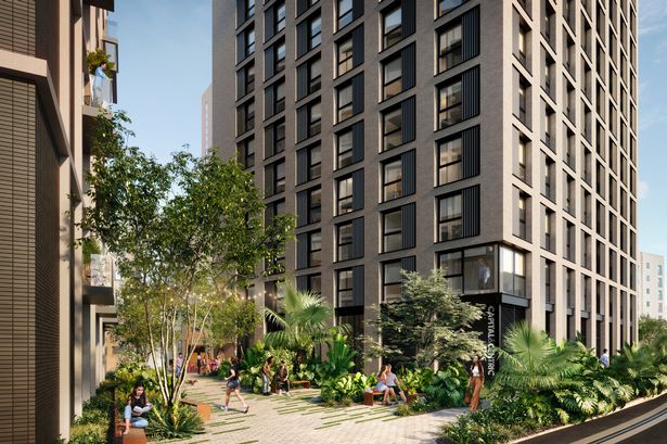 CGI of how the new Ferrous apartment block, in Manchesters Piccadilly East area, could look