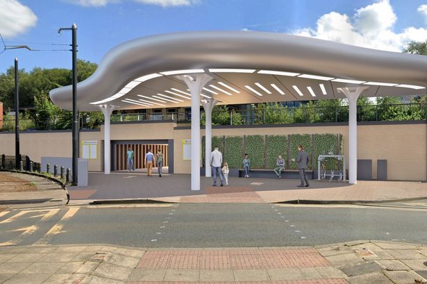 CGI of how the new Rochdale station entrance could look
