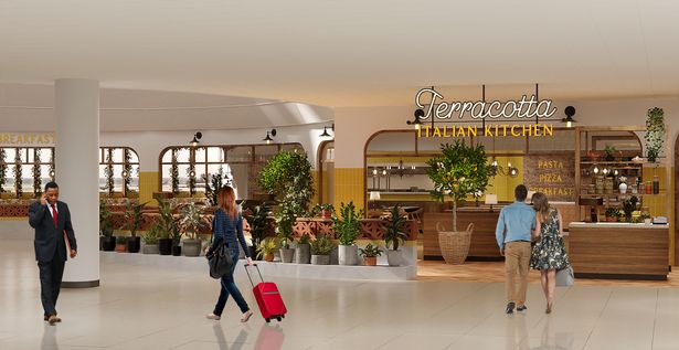 A CGI released this week which shows what Manchester Airport's Terminal 3 will look like following multi-million pound revamp