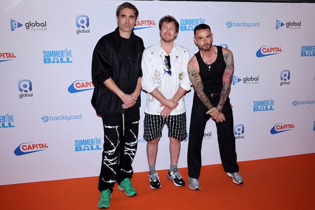 Charlie Simpson, James Bourne and Matt Willis make up Busted