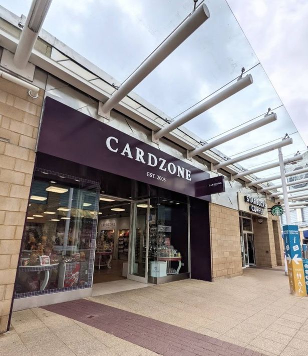 An image of the Cardzone store in Glasgow's Fort Shopping Centre 