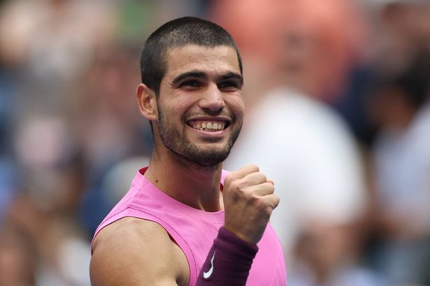 Carlos Alcaraz at the US Open