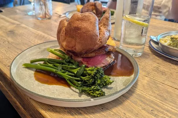 Beef sirloin and brisket croquette dinner at Catch 22 in Anglesey