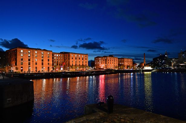 Fire crews, police and paramedics found a person at the Albert Dock