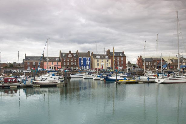 Commercial fishing dock of Arbroath