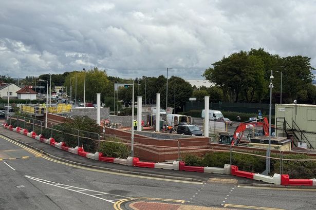 Construction has started on site outside Aintree train station