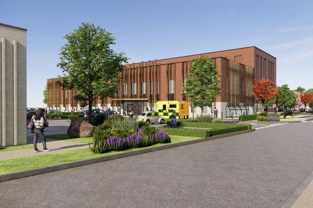 The proposed new outpatient building at Aintree Hospital