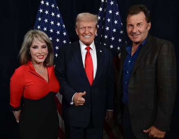 Lindsay De Marco, Donald Trump and Sir Nick Faldo