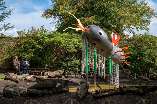 The new sculpture