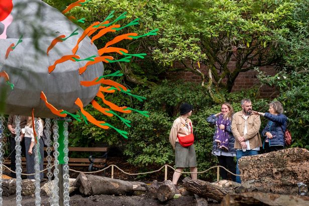 It was unveiled at the park on Saturday 