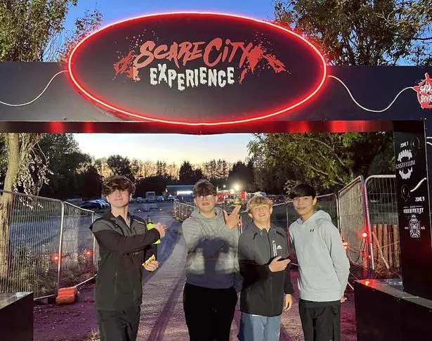 I took my son and his friends to Scare City for the first time