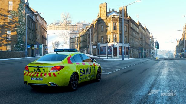 A picture of Edinburgh in Forza Horizon 4