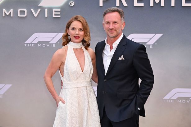 As Geri Horner's husband officially walked away from his job,