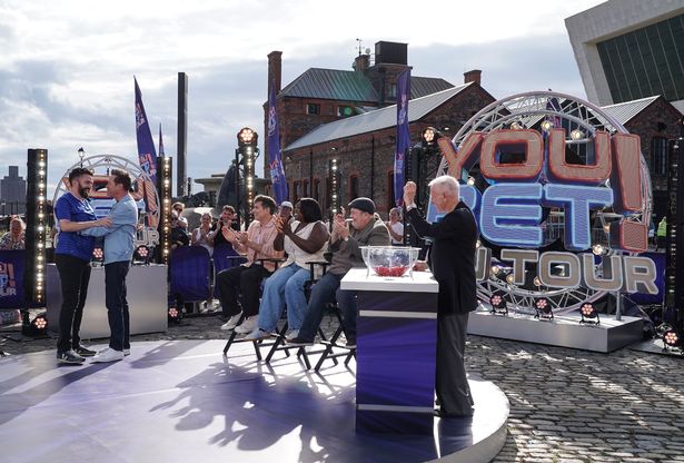Kevin, Stephen Mulhern, Will Best, Judi Love, Johnny Vegas and Peter Reid