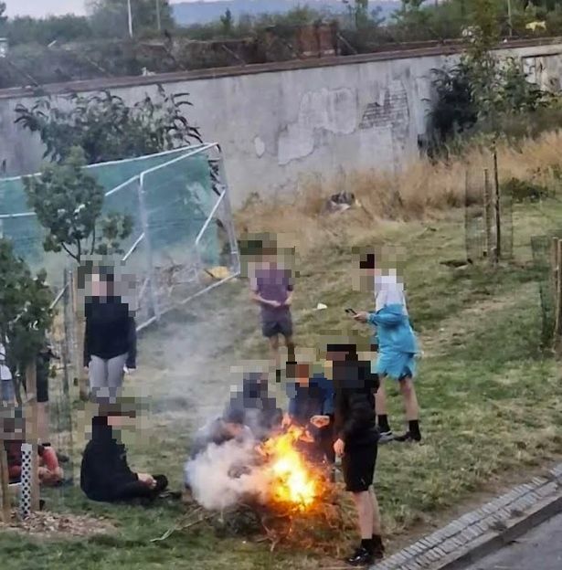 Residents of Garston say they are living in fear of gangs of teenagers and children 